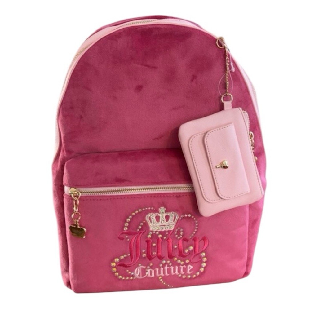 NWT JUICY COUTURE FULL SIZE BACKPACK RASPBERRY $108